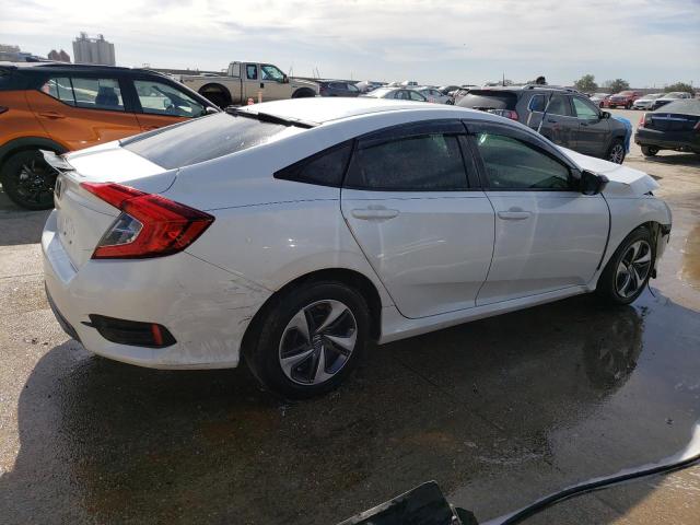 19XFC2F68KE002775 - 2019 HONDA CIVIC LX WHITE photo 3