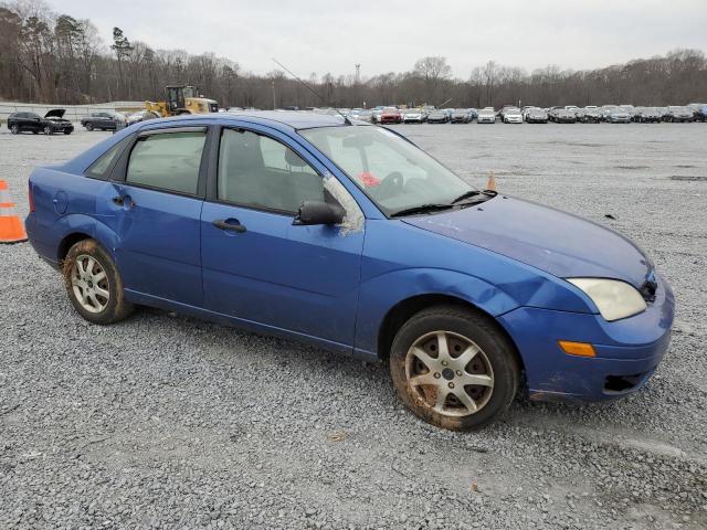 1FAFP34NX5W166243 - 2005 FORD FOCUS ZX4 BLUE photo 4