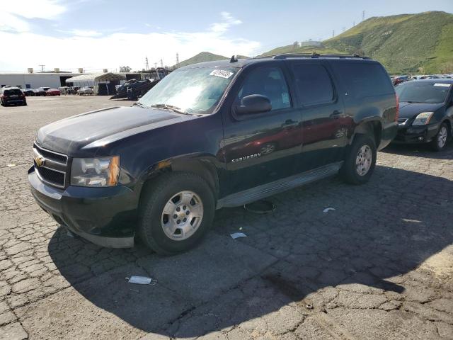 1GNSKJE73DR131317 - 2013 CHEVROLET SUBURBAN K1500 LT BLACK photo 1