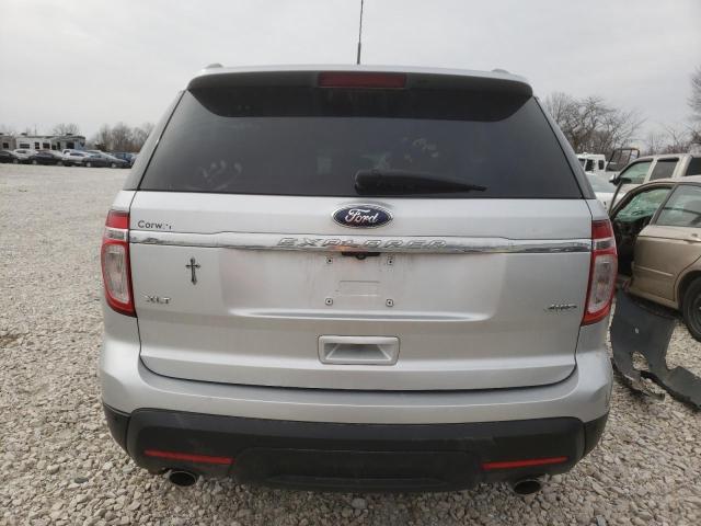 1FMHK8D82CGA83093 - 2012 FORD EXPLORER XLT SILVER photo 6