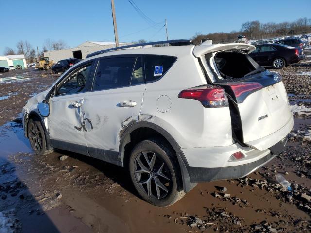 JTMJJREV9JD259445 - 2018 TOYOTA RAV4 HV SE WHITE photo 2