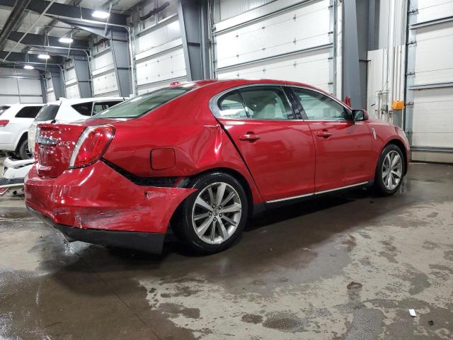 1LNHL9DR8CG802889 - 2012 LINCOLN MKS RED photo 3