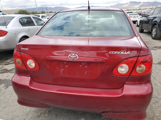 1NXBR32E37Z840393 - 2007 TOYOTA COROLLA CE RED photo 6