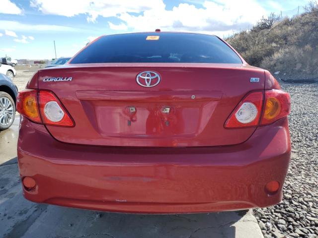 JTDBU4EE5AJ061204 - 2010 TOYOTA COROLLA BASE RED photo 6