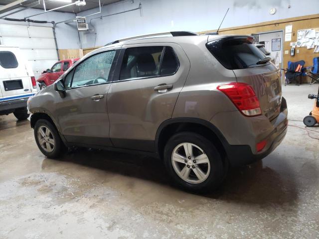 KL7CJPSMXMB363707 - 2021 CHEVROLET TRAX 1LT GRAY photo 2