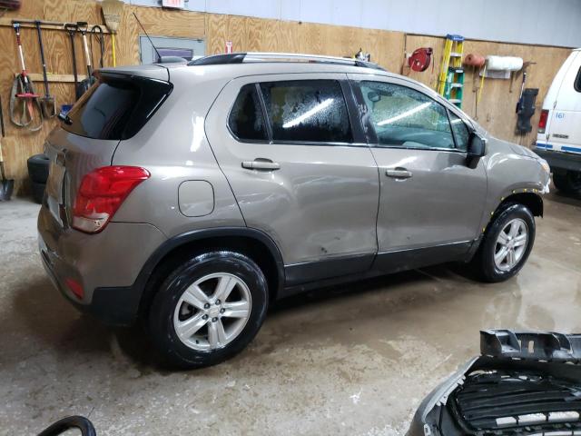 KL7CJPSMXMB363707 - 2021 CHEVROLET TRAX 1LT GRAY photo 3