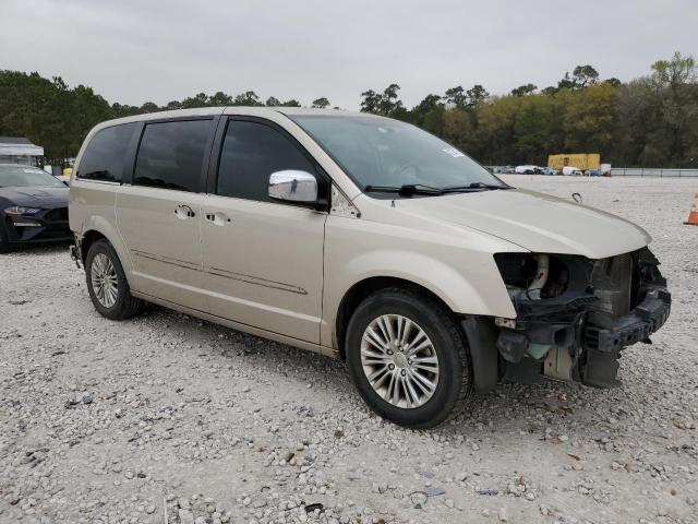 2C4RC1CG4DR661281 - 2013 CHRYSLER TOWN & COU TOURING L TAN photo 4