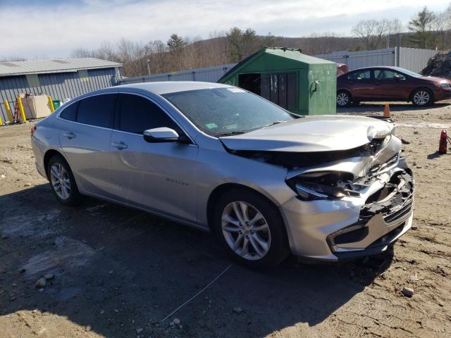 1G1ZE5ST6HF154601 - 2017 CHEVROLET MALIBU LT SILVER photo 4