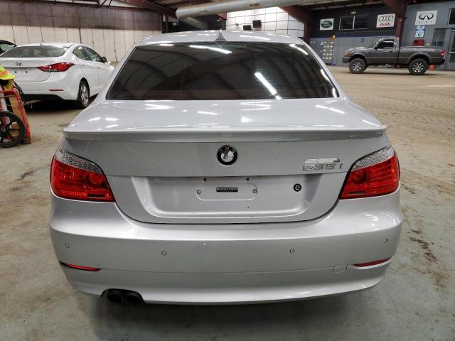 WBANV9C53AC136414 - 2010 BMW 535 XI SILVER photo 6