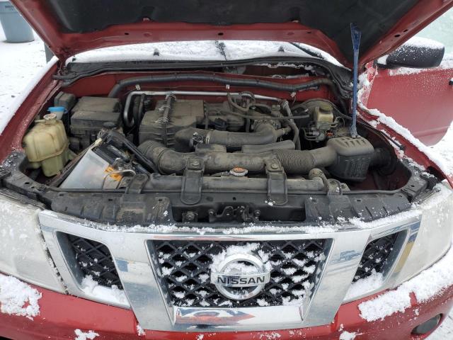 1N6BD0CT8EN709155 - 2014 NISSAN FRONTIER S RED photo 11