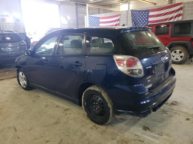 2T1KR32E67C669494 - 2007 TOYOTA COROLLA MA XR BLUE photo 2