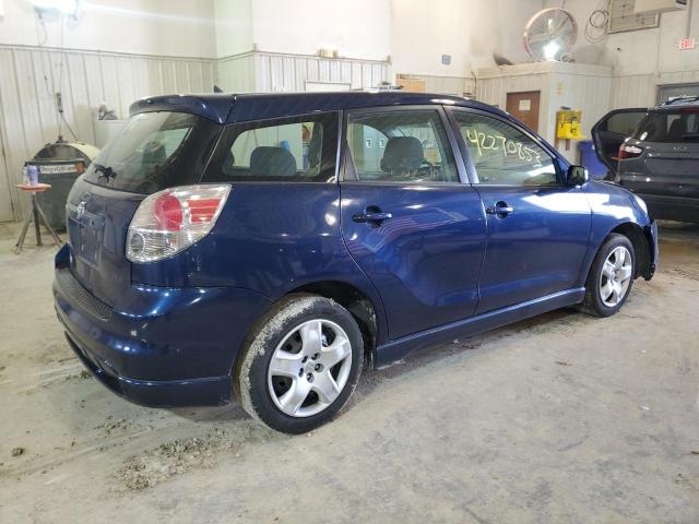 2T1KR32E67C669494 - 2007 TOYOTA COROLLA MA XR BLUE photo 3