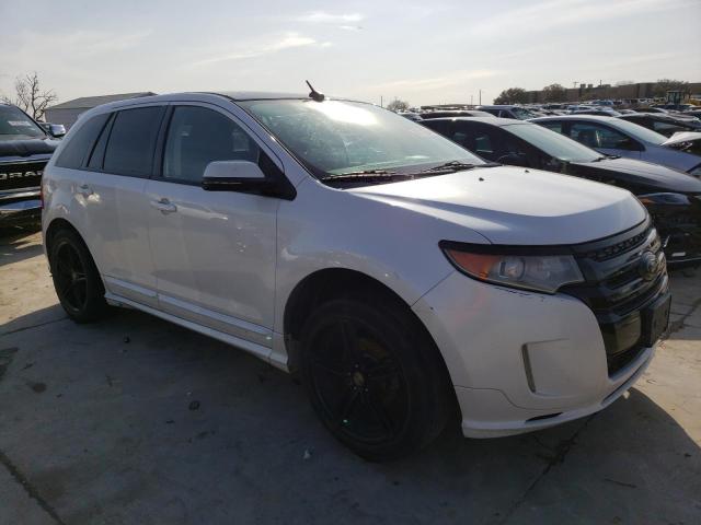 2FMDK4AK8BBA27608 - 2011 FORD EDGE SPORT WHITE photo 4