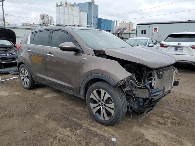 KNDPCCA25B7077397 - 2011 KIA SPORTAGE EX BROWN photo 4