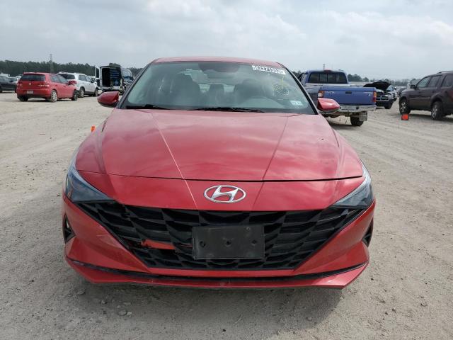 5NPLM4AG0MH028734 - 2021 HYUNDAI ELANTRA SEL RED photo 5