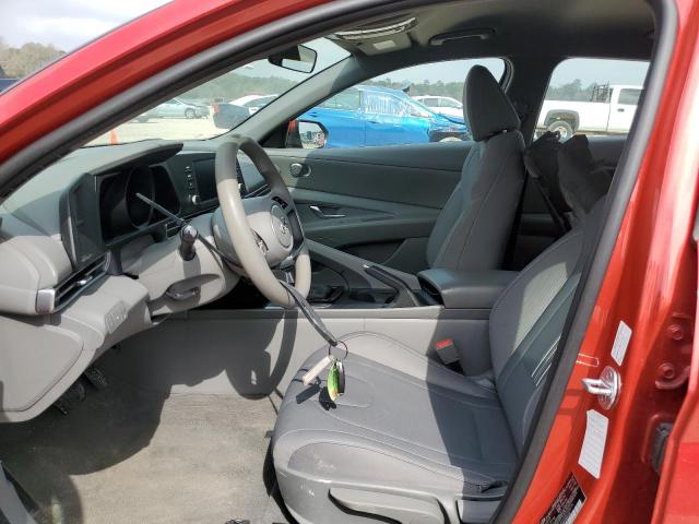 5NPLM4AG0MH028734 - 2021 HYUNDAI ELANTRA SEL RED photo 7