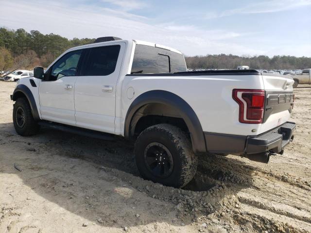 1FTFW1RG0JFD80955 - 2018 FORD F150 RAPTOR WHITE photo 2