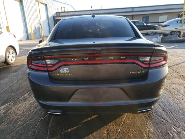 2C3CDXHG2GH318675 - 2016 DODGE CHARGER SXT GRAY photo 6