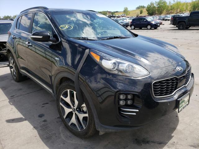 KNDPRCA61J7353588 - 2018 KIA SPORTAGE SX BLACK photo 1