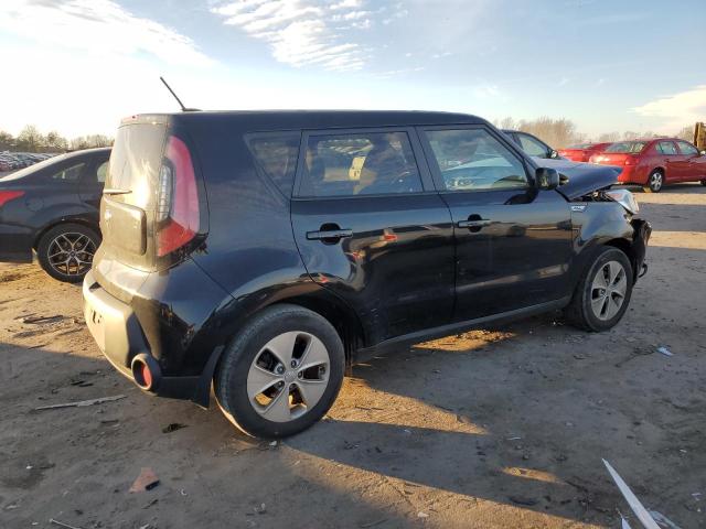 KNDJN2A22F7233847 - 2015 KIA SOUL BLACK photo 3