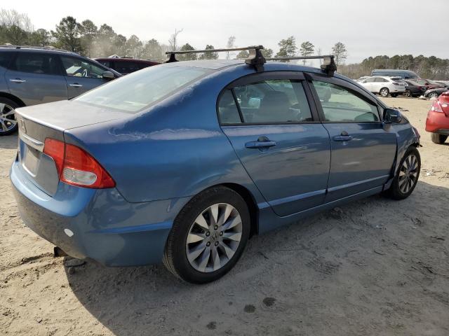 2HGFA1F97AH514820 - 2010 HONDA CIVIC EXL BLUE photo 3