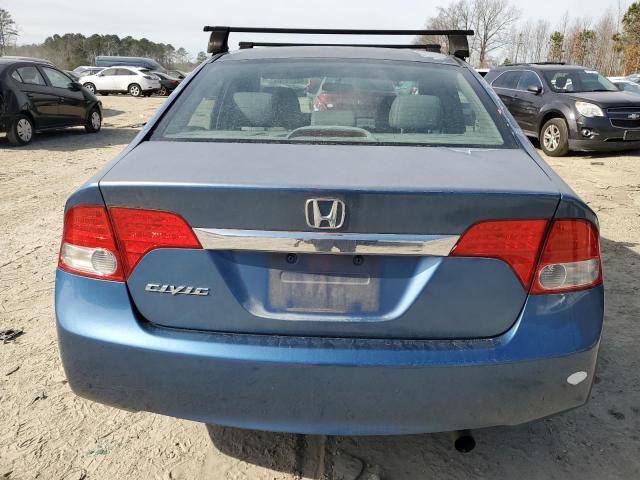 2HGFA1F97AH514820 - 2010 HONDA CIVIC EXL BLUE photo 6