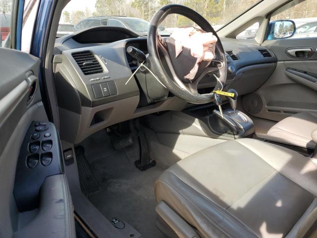 2HGFA1F97AH514820 - 2010 HONDA CIVIC EXL ლურჯი ფოტო 8