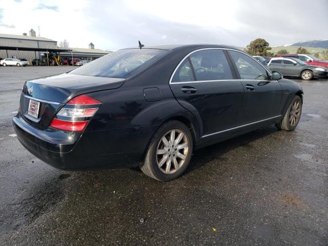 WDDNG71X67A053172 - 2007 MERCEDES-BENZ S 550 BLACK photo 3