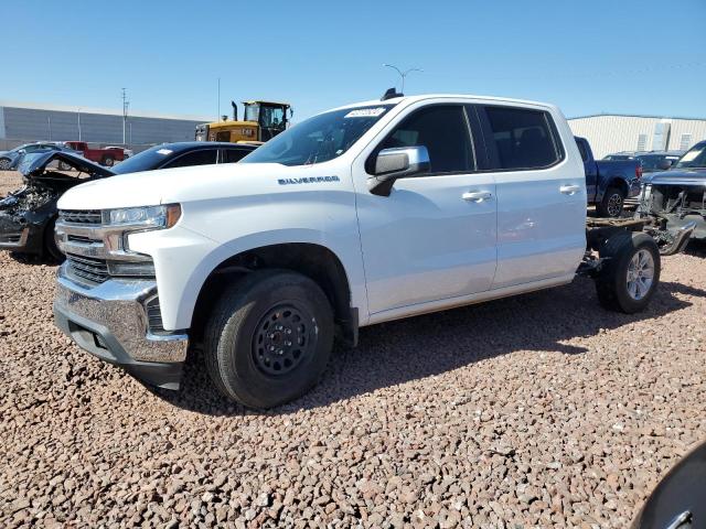 1GCPWCED7MZ122477 - 2021 CHEVROLET SILVERADO C1500 LT WHITE photo 1