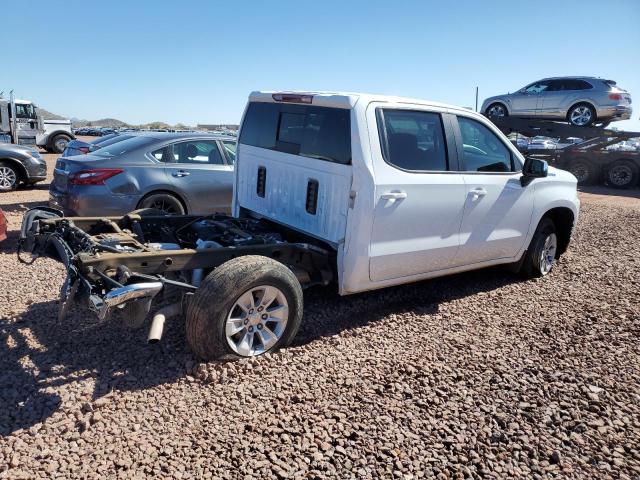 1GCPWCED7MZ122477 - 2021 CHEVROLET SILVERADO C1500 LT WHITE photo 3