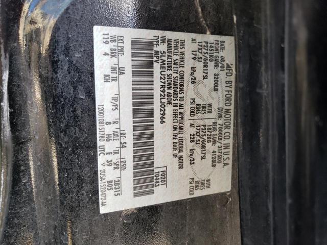 5LMEU27R92LJ02966 - 2002 LINCOLN NAVIGATOR 黑色 照片 13