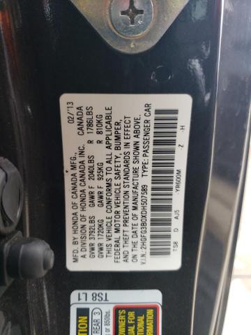 2HGFG3B0XDH507589 - 2013 HONDA CIVIC EXL Qara foto 12