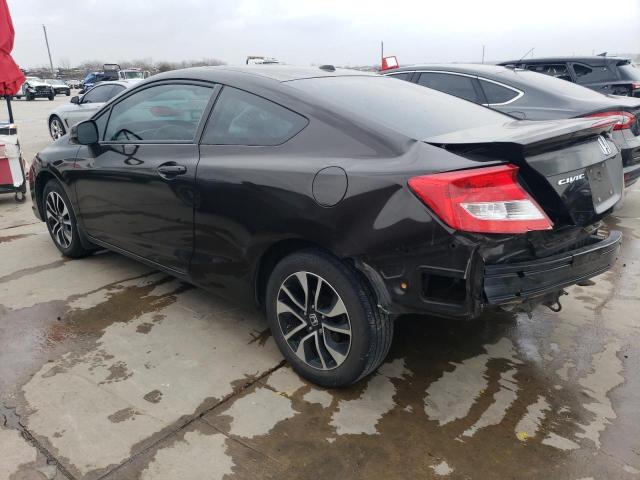 2HGFG3B0XDH507589 - 2013 HONDA CIVIC EXL BLACK photo 2