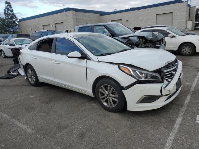 5NPE24AFXHH487152 - 2017 HYUNDAI SONATA SE WHITE photo 4