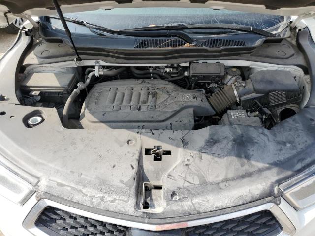 5FRYD3H54HB006856 - 2017 ACURA MDX TECHNOLOGY WHITE photo 12