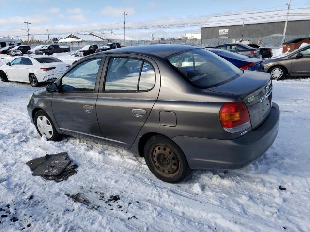 JTDBT123330284287 - 2003 TOYOTA ECHO GRAY photo 2