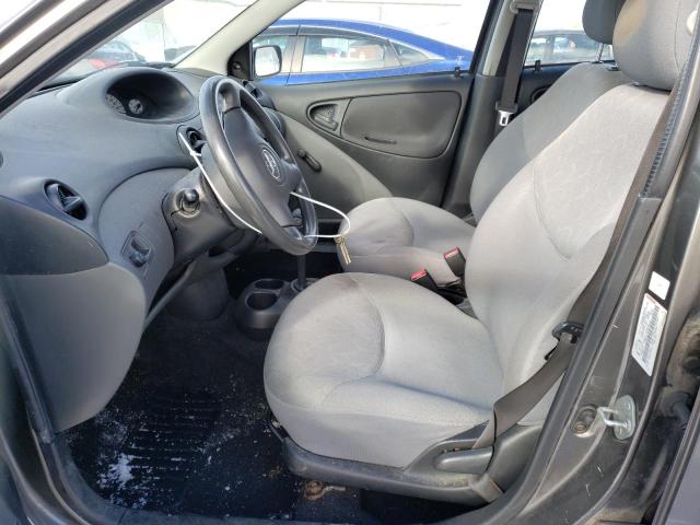 JTDBT123330284287 - 2003 TOYOTA ECHO GRAY photo 7