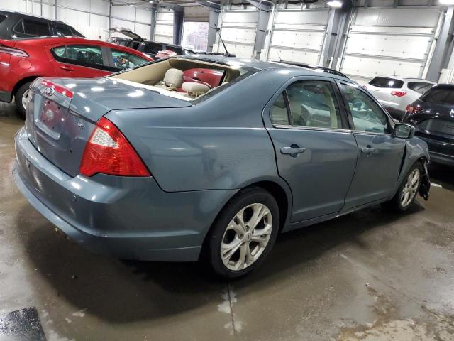 3FAHP0HA4CR405994 - 2012 FORD FUSION SE GRAY photo 3