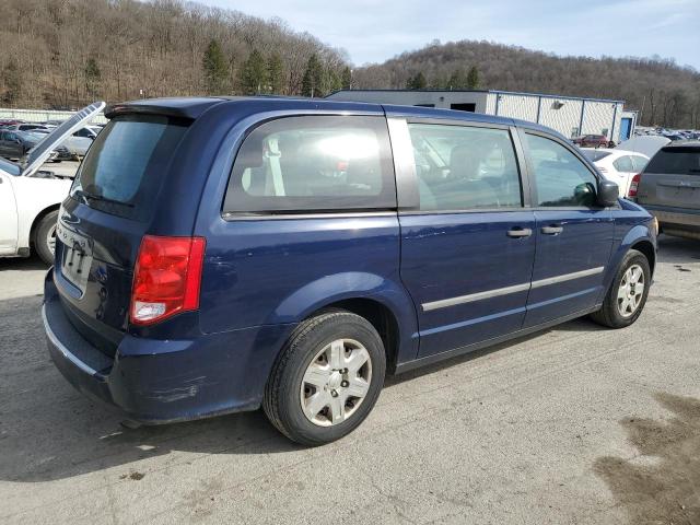 2C4RDGBG6CR220574 - 2012 DODGE GRAND CARA SE BLUE photo 3