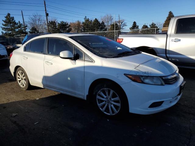 2HGFB2F93CH588502 - 2012 HONDA CIVIC EXL WHITE photo 4