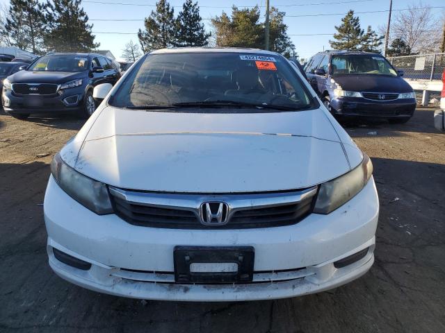 2HGFB2F93CH588502 - 2012 HONDA CIVIC EXL თეთრი ფოტო 5
