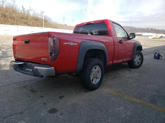 1GTDS148058165024 - 2005 GMC CANYON RED photo 3