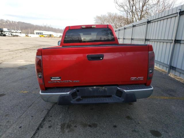 1GTDS148058165024 - 2005 GMC CANYON RED photo 6