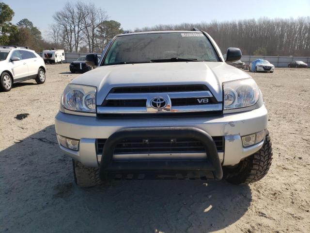 JTEBT14R250047970 - 2005 TOYOTA 4RUNNER SR5 SILVER photo 5