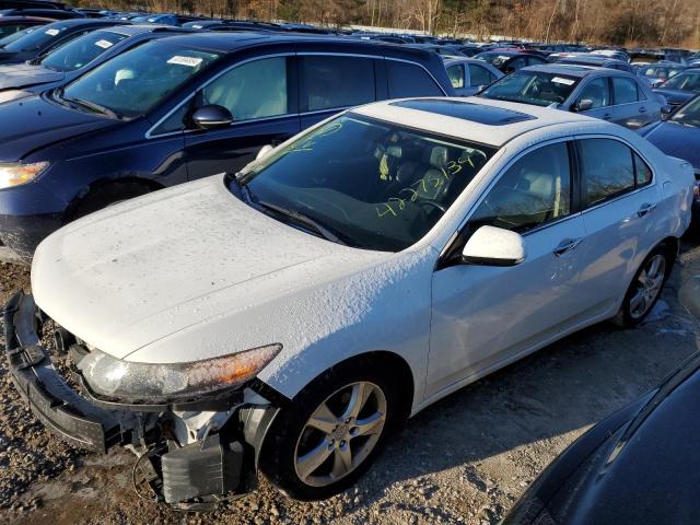 JH4CU2F47EC001318 - 2014 ACURA TSX WHITE photo 1