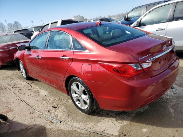 5NPEC4AC9DH621470 - 2013 HYUNDAI SONATA SE RED photo 2