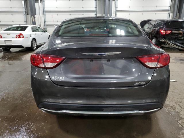 1C3CCCAB9FN751944 - 2015 CHRYSLER 200 LIMITED GRAY photo 6