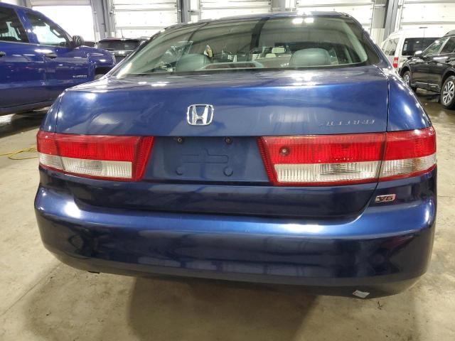 1HGCM66543A018458 - 2003 HONDA ACCORD EX BLUE photo 6