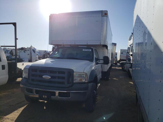 1FDXF46P76EC15844 - 2006 FORD F450 SUPER DUTY WHITE photo 1