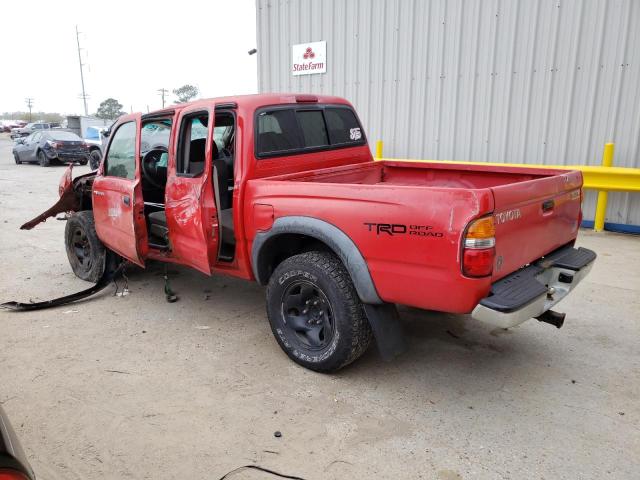 5TEGN92N43Z303235 - 2003 TOYOTA TACOMA DOUBLE CAB PRERUNNER RED photo 2